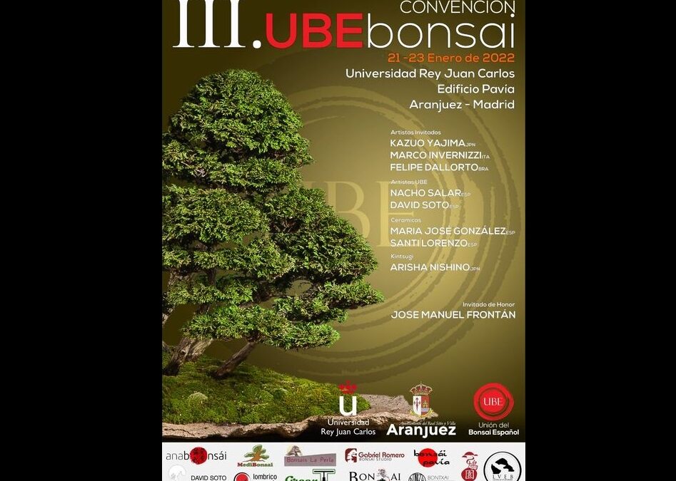 Convención III UBE bonsai 21-23 enero 2022 Aranjuez